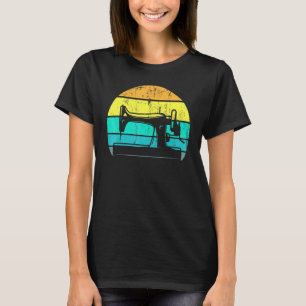 T-shirt Machine à coudre Quilting Sewer Sew Retro Sew
