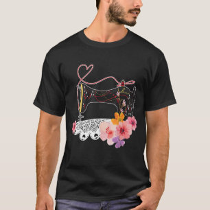 T-shirt Machine à coudre Seamstress Tailor Coudre Cadeau F