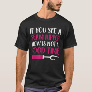 T-shirt Machine À Coudre Si Vous Voyez Un Quilting De Cuir