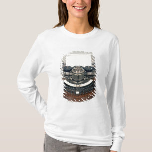 T-shirt Machine à écrire de Hammond, avec le clavier id