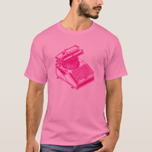 T-shirt Machine à écrire manuelle vintage