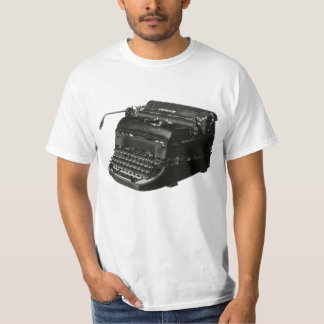 T-shirt Machine à écrire manuelle vintage pour entreprise,