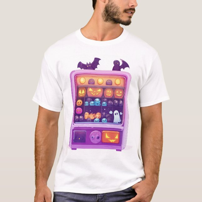 T-shirt Machine à griffe de bonbons (Devant)