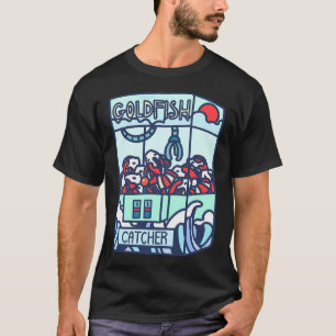 T-shirt Machine à griffe pour carpe koï poisson rouge