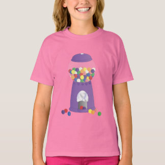 T-shirt Machine à gumball pourpre