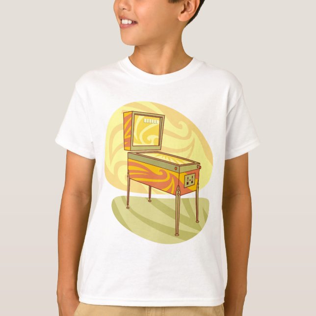 T-shirt Machine à pinball (Devant)