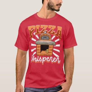 T-shirt Machine à pizza Whisperer au four en pierre