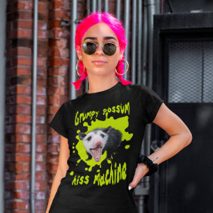T-shirt Machine à siffler drôle opossum grincheux humour s