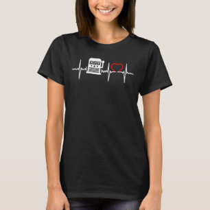 T-shirt Machine à sous Casino Heartbeat T Shirt Don Pour G