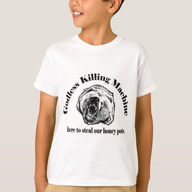 T-SHIRT MACHINE À TUER SANS GODLESS (Devant)