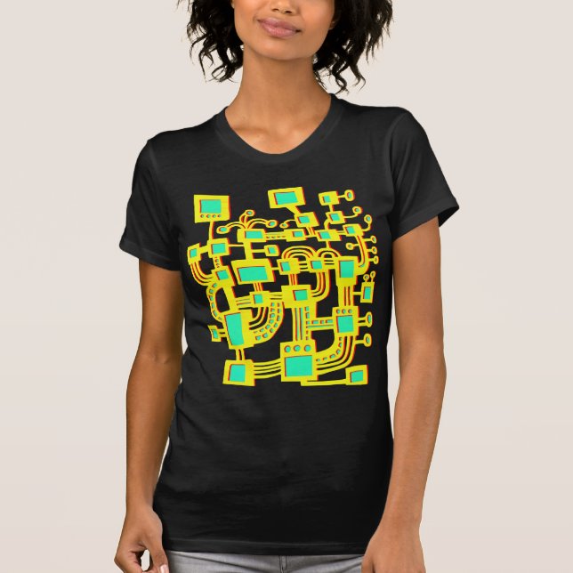 T-shirt Machine Alien - Couleur (Devant)