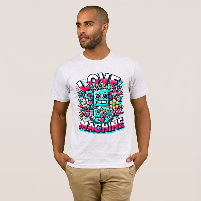 T-shirt Machine d'amour (Devant entier)