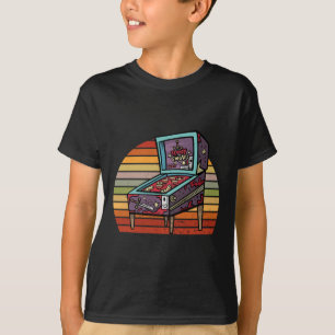 T-shirt Machine de flipper rétro Pinll Magicien Pinll Magi