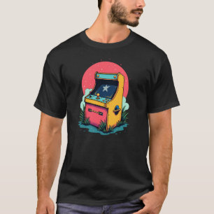 T-shirt Machine de jeu rétro arcade
