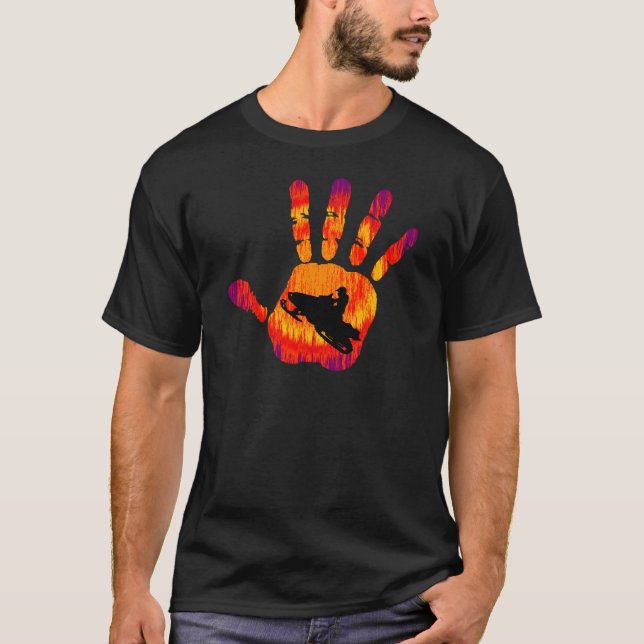 T-SHIRT MACHINE DE MOBILE DE NEIGE (Devant)