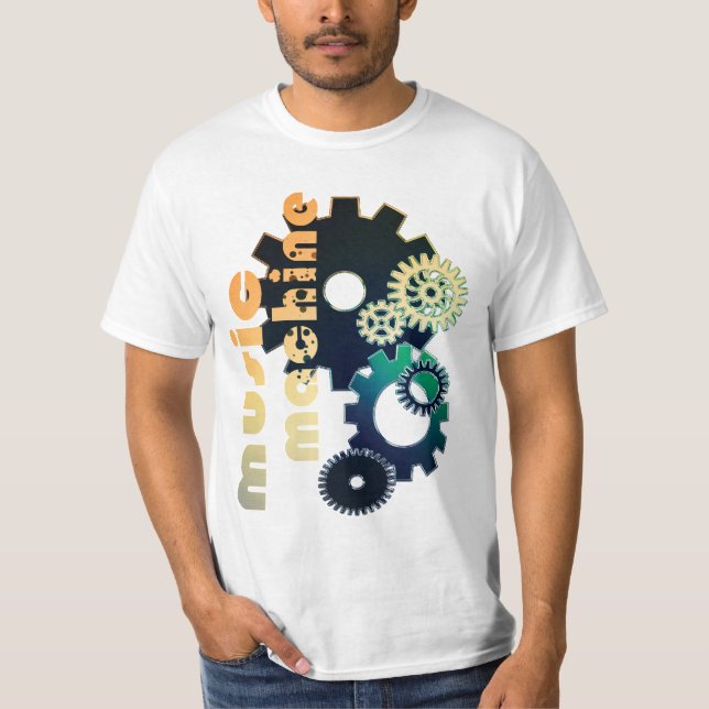 T-shirt machine de musique (Devant)