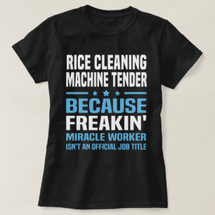T-shirt Machine de nettoyage du riz
