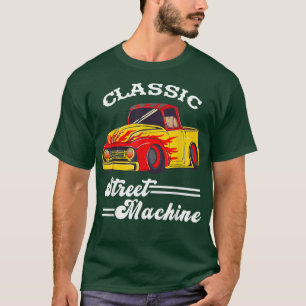 T-shirt Machine de rue Camion de ramassage classique Camio