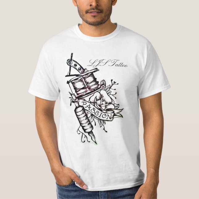 T-shirt Machine de tatouage - Tee de passion (Devant)