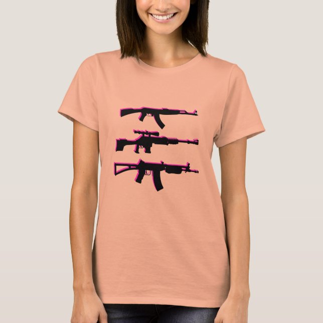 T-shirt Machine Gun (Devant)