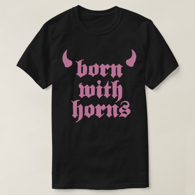 T-shirt Machine Gun Kelly - MGK - Born with horns Essentia (Design devant)