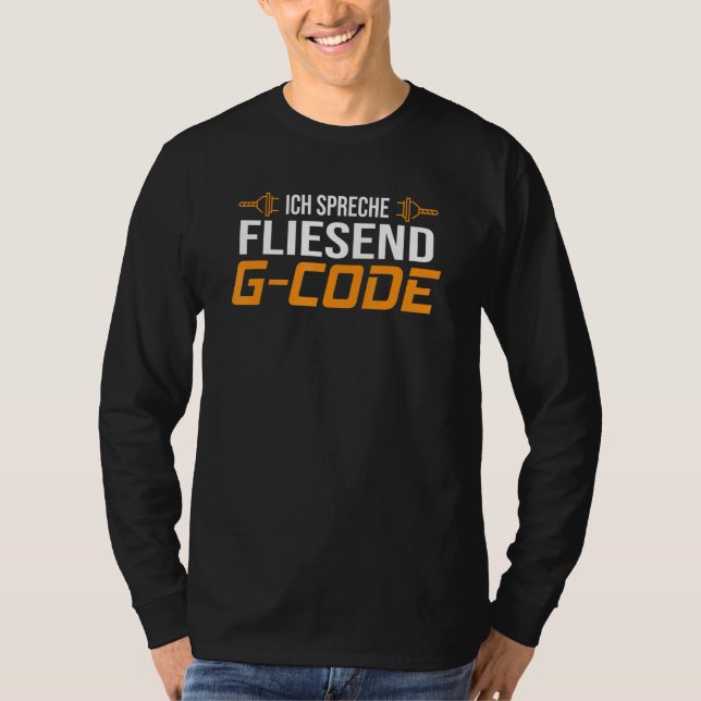 T-shirt Machine Mécanique Cnc Fraisage Cutter Coupe (Devant)