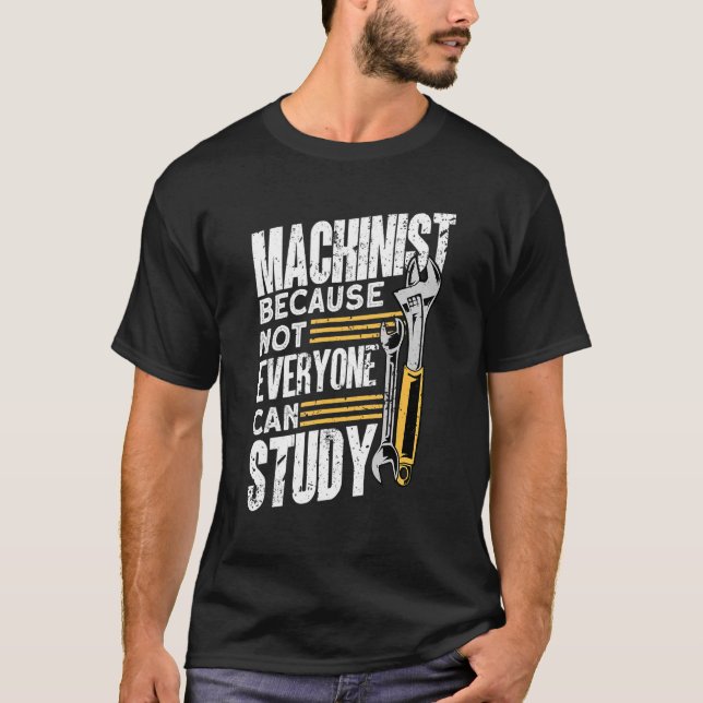 T-shirt Machine Opérateur Machiniste (Devant)