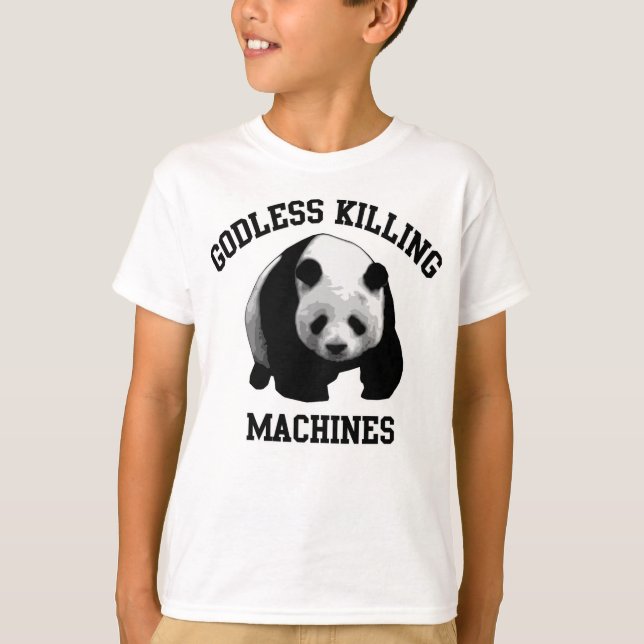 T-shirt Machines athée de massacre (Devant)