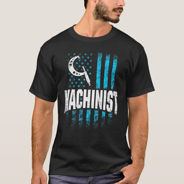 T-shirt Machinist Machine Operator Machining 78 (Devant)