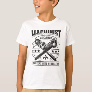 T-shirt Machiniste CNC Machinist Machine Job Drôle Cadeau