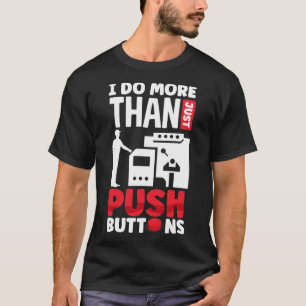 T-shirt Machiniste CNC Usinage Je fais plus que simplement