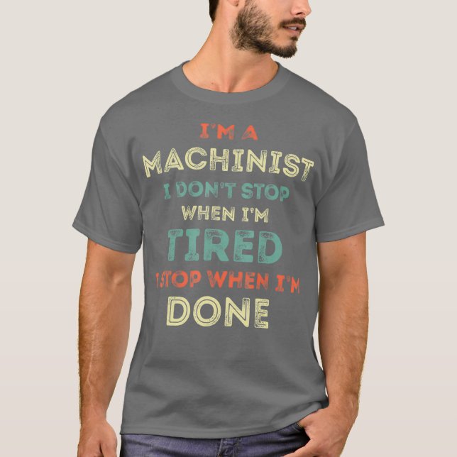 T-shirt Machiniste Drôle (Devant)