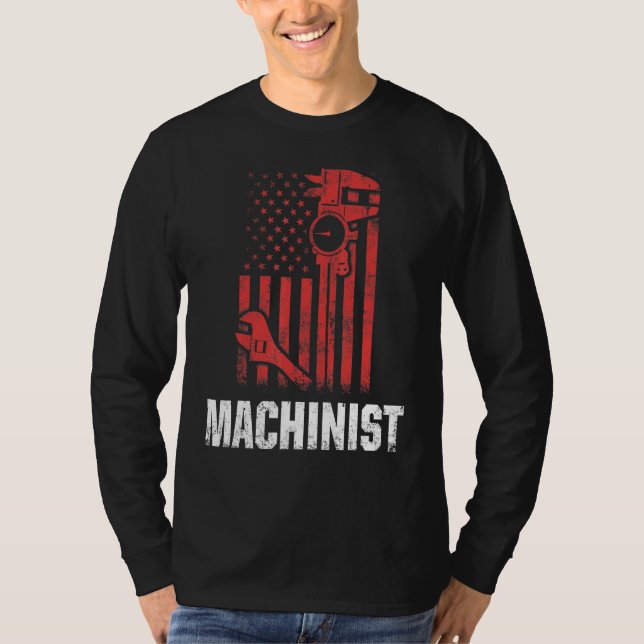 T-shirt Machiniste Machine Opérateur (Devant)