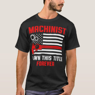T-shirt Machiniste Propre Machine Opérateur Machiniste