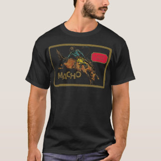 T-shirt Macho Beer Retro Defunct Breweriana