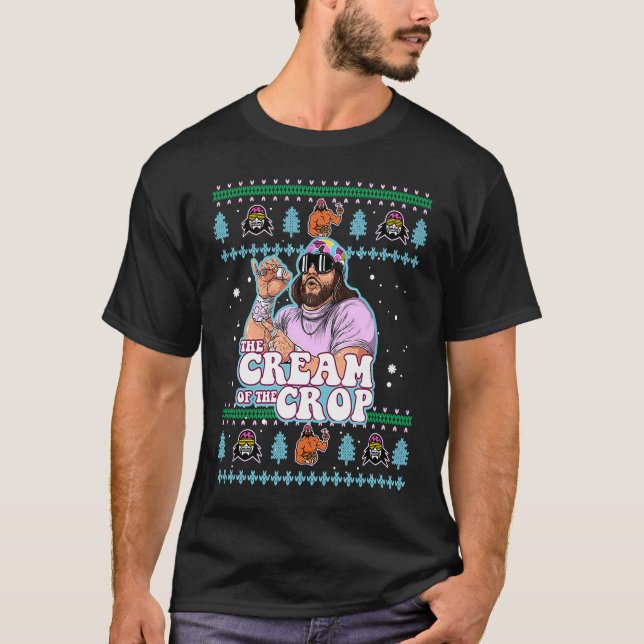 T-shirt Macho La Crème de la Crop Lutter Crème laide (Devant)