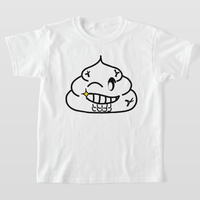 T-shirt Macho Poop - Brootsch le PooPoo (Poser)