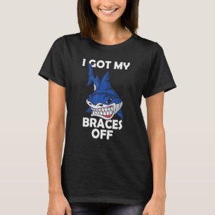 T-shirt Mâchoire de requin dentaire J'ai enlevé mon appare