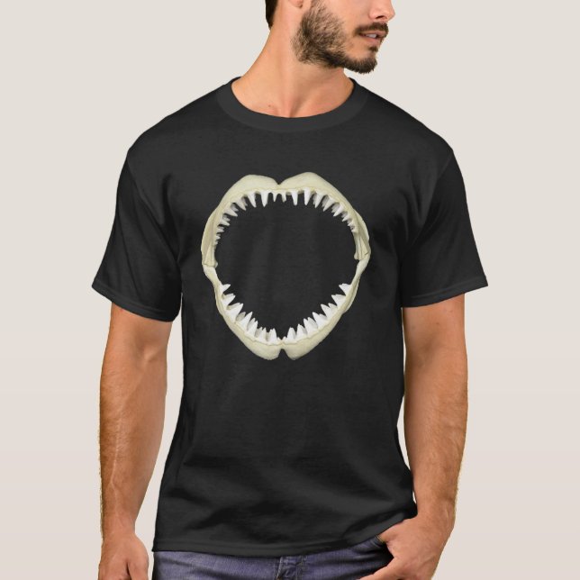 T-shirt Mâchoires de requin (Devant)