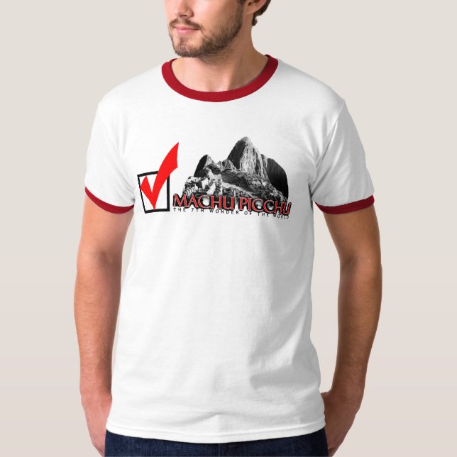 T-shirt Machu Picchu : contrôle ! (Devant)