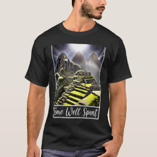 T-shirt Machu Picchu Cordillère Pérou Temps Bien Passé Rag