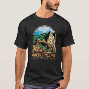 T-shirt Machu Picchu Pérou Emblem Vintage