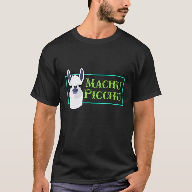 T-shirt Machu Picchu Pérou  Lama  Souvenir (Devant)