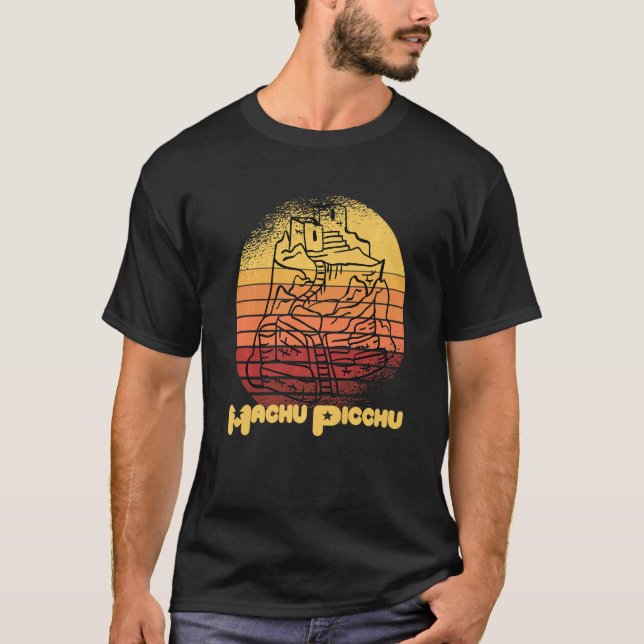 T-shirt Machu Picchu Peru Souvenir Inca Town South America (Devant)