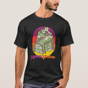 T-shirt Machu Picchu Retro Pérou Inca Ville Amérique du Su