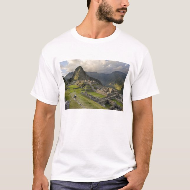 T-shirt Machu Picchu, ruines anciennes, monde de l'UNESCO (Devant)