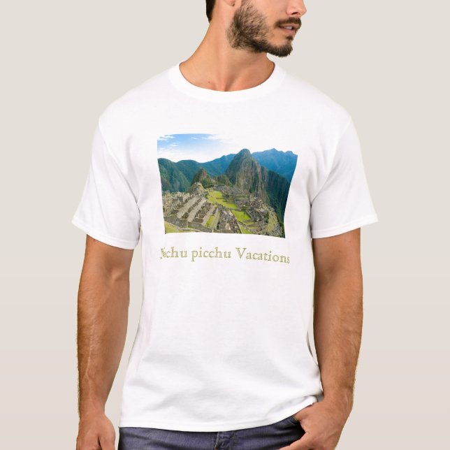 T-SHIRT MACHU PICCHU VACATIONS (Devant)