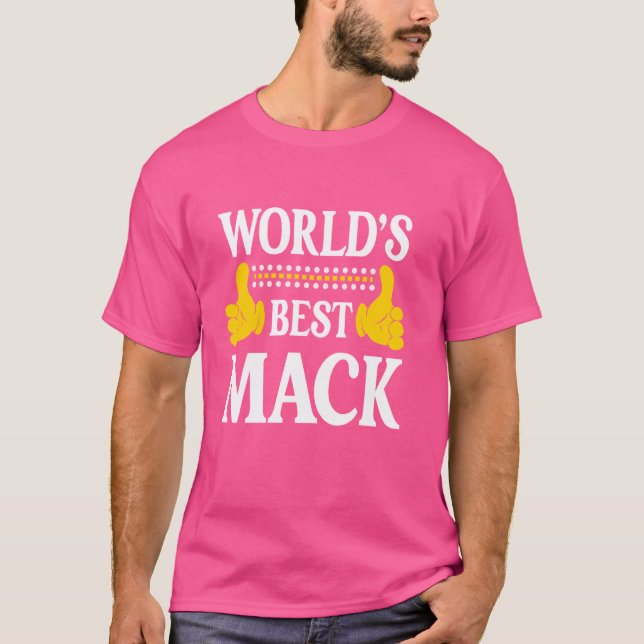 T-shirt Mack Nom de famille Funny Team Famille Nom de fami (Devant)
