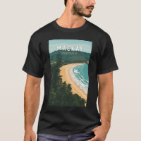 Mackay Australia Travel Art Vintage