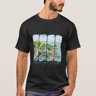 T-shirt Mackinac Island Michigan Voyage Rencontre-moi à Ma